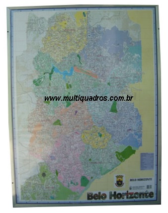 Quadro de Mapa para Alfinetar